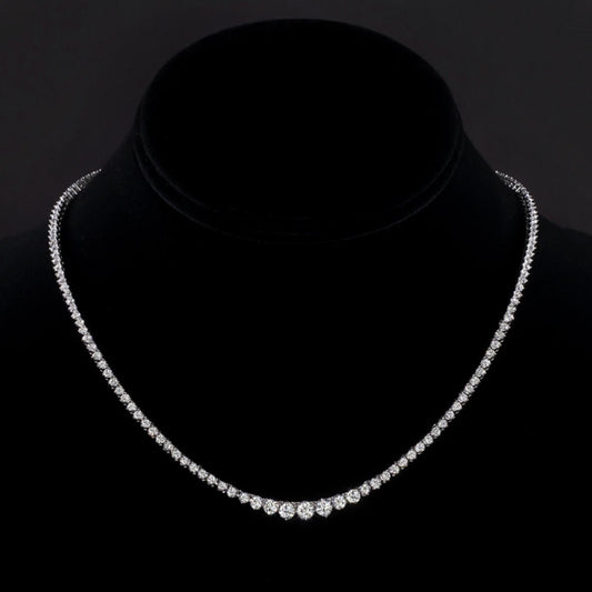 Moissanite Necklace-Halle