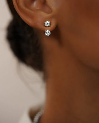 Moissanite Earrings- Sophia