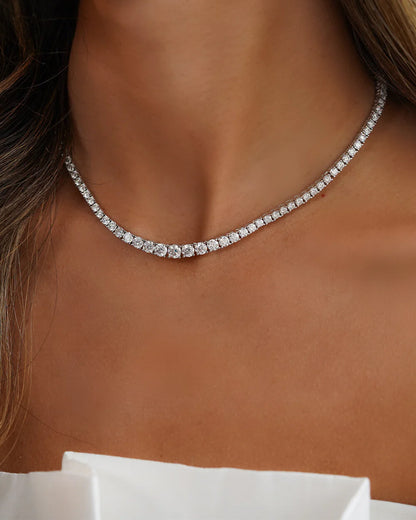 Moissanite Necklace-Halle