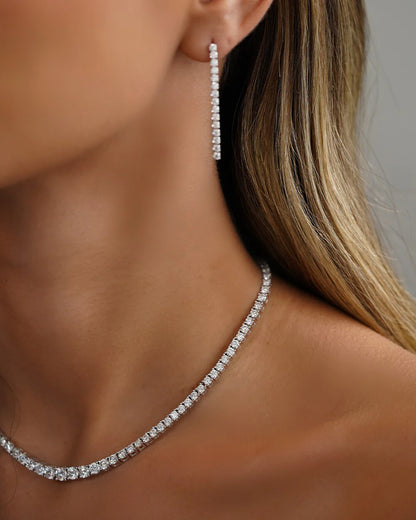 Moissanite Necklace-Halle