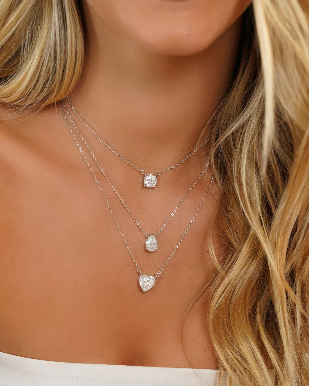 Moissanite Necklace-Julliette