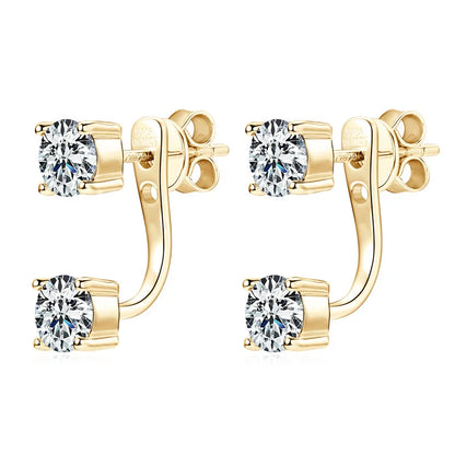 Moissanite Earrings- Sophia