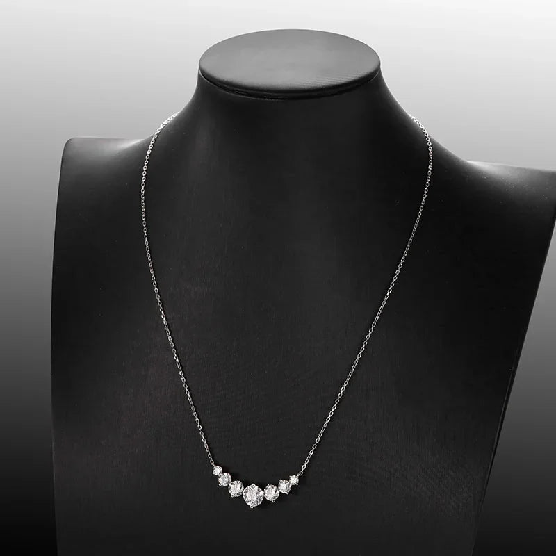 Moissanite Necklace- Amelia