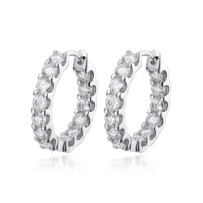 Moissanite Earrings - Emma