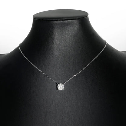 Moissanite Necklace-Elina