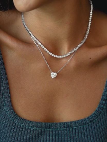 Moissanite Necklace-Julliette