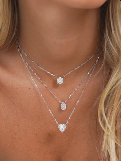 Moissanite Necklace-Julliette