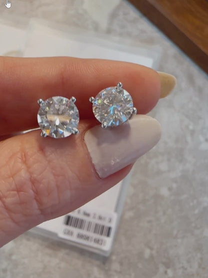 Moissanite Earrings - Bree