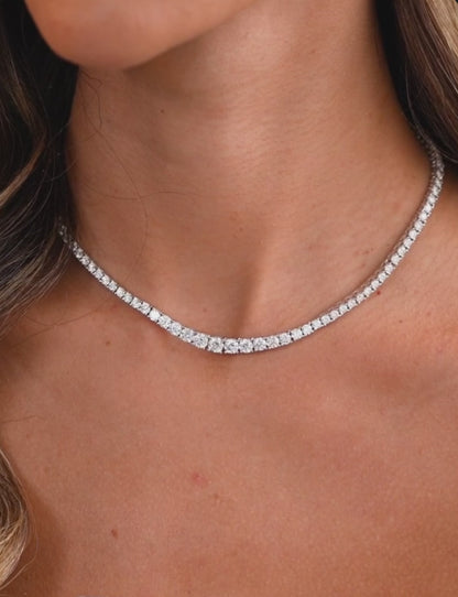 Moissanite Necklace-Halle